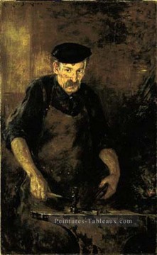  Carroll Peintre - Le forgeron Impressionniste James Carroll Beckwith